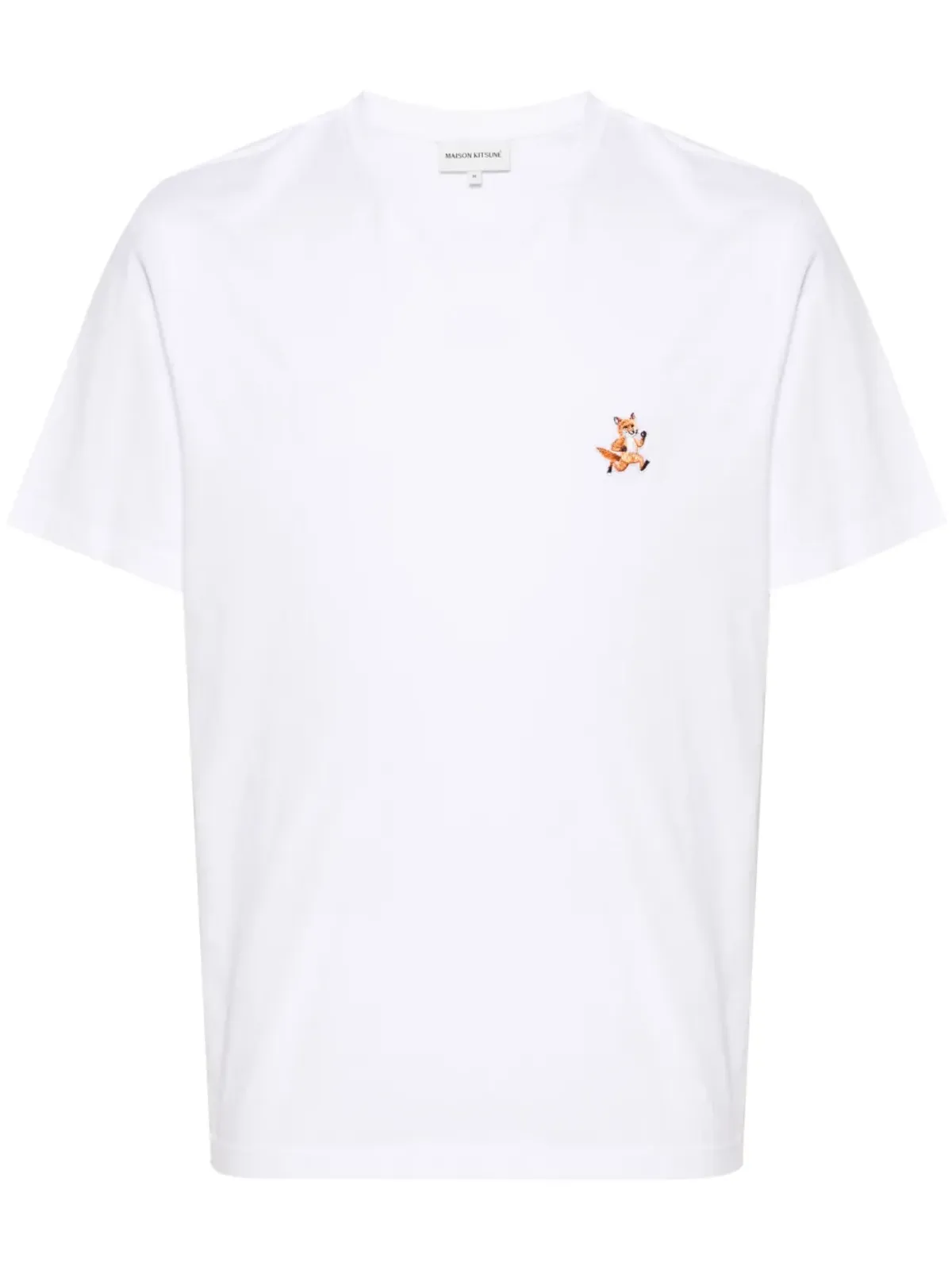 Maison Kitsuné Speedy Fox コットン Tシャツ - ホワイト - 画像1
