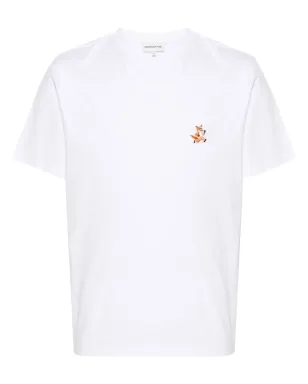 Maison Kitsuné Speedy Fox コットン Tシャツ - ホワイト - サムネイル1
