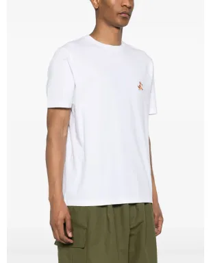 Maison Kitsuné Speedy Fox コットン Tシャツ - ホワイト - サムネイル3