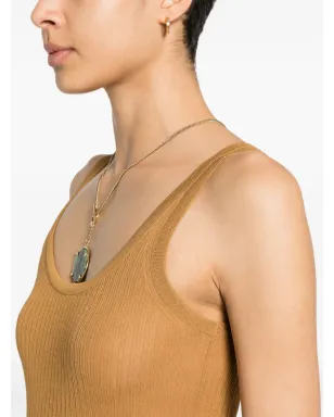 Max Mara セミシアー ファインリブ トップ - サムネイル5