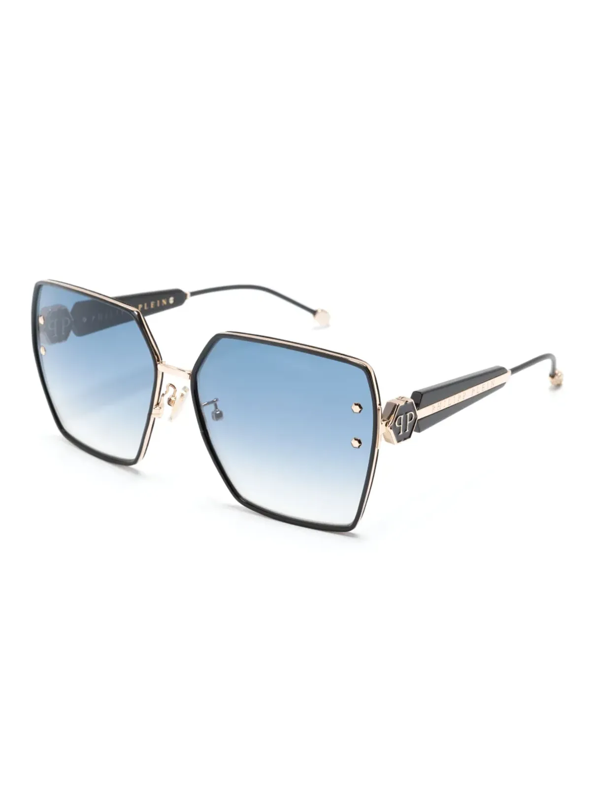 Philipp Plein Eyewear オーバサイズフレームサングラス - 画像2