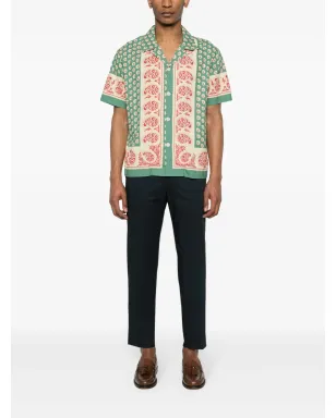 ETRO ペガソモチーフ チノパンツ - ブルー - サムネイル2
