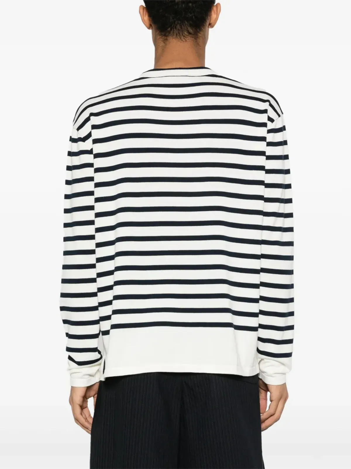 Maison Kitsuné フォックスモチーフ コットン ジャンパー - ブルー - 画像4