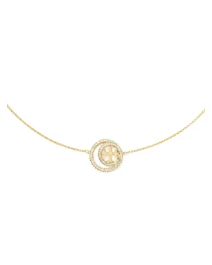 Tory Burch ミラー ダブルリング ペンダントネックレス - ゴールド - サムネイル2