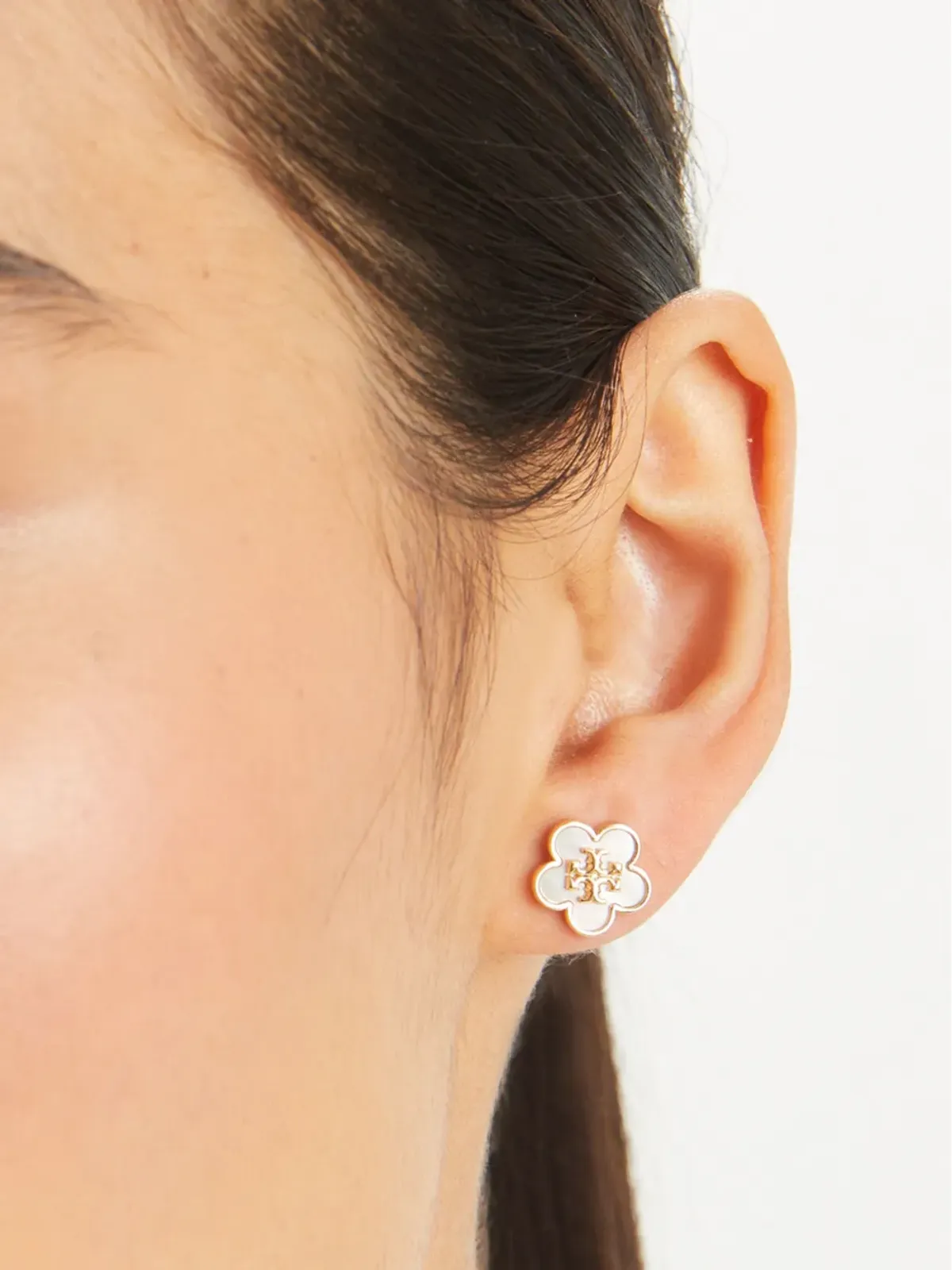 Tory Burch Kira Flower スタッドピアス - 画像3