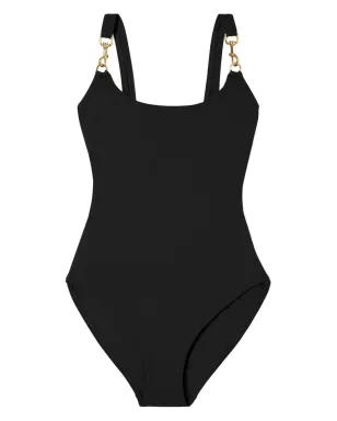 Tory Burch クリップディテール タンク水着 - サムネイル1