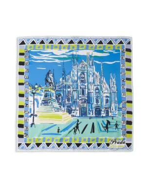 Prada Pittoresque 90 ミラノプリント スカーフ - サムネイル2