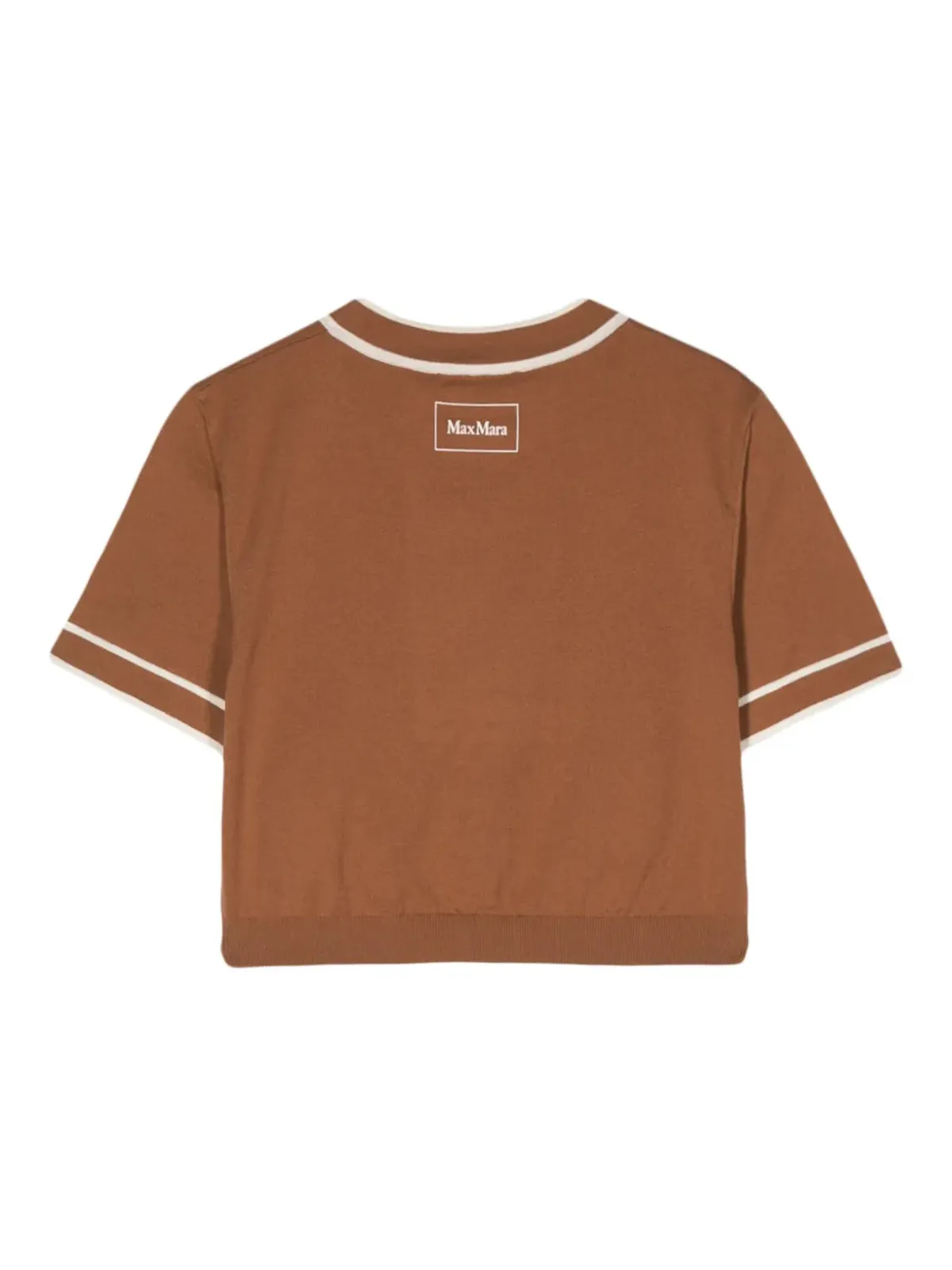 Max Mara ファインニット クロップドトップ - ブラウン - 画像2