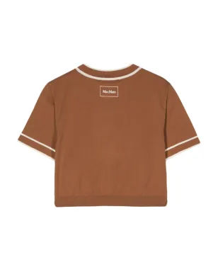 Max Mara ファインニット クロップドトップ - ブラウン - サムネイル2