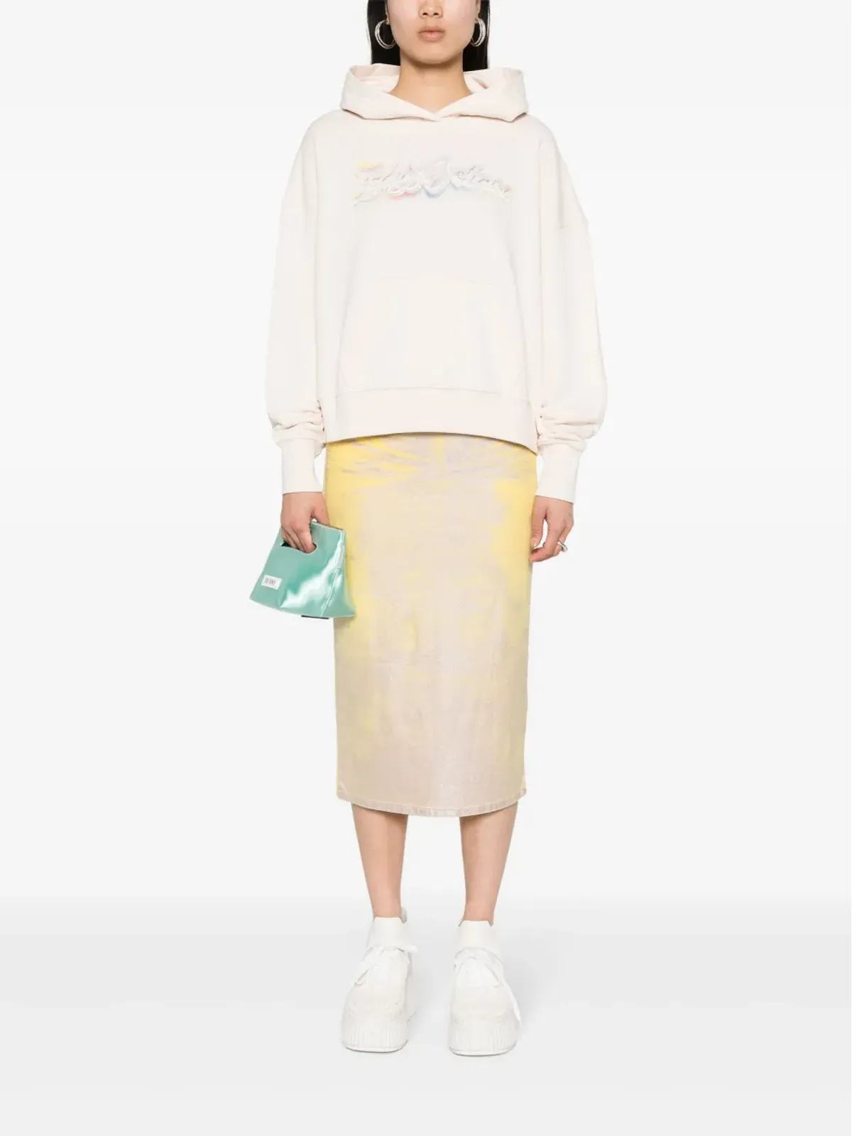Zadig&Voltaire ミア ロゴプリント コットン フーディー - ピンク - 画像2