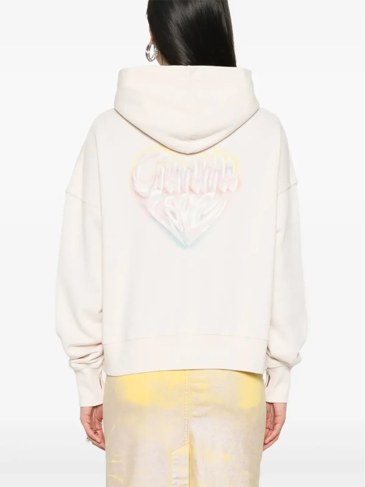 Zadig&Voltaire ミア ロゴプリント コットン フーディー - ピンク - 画像4