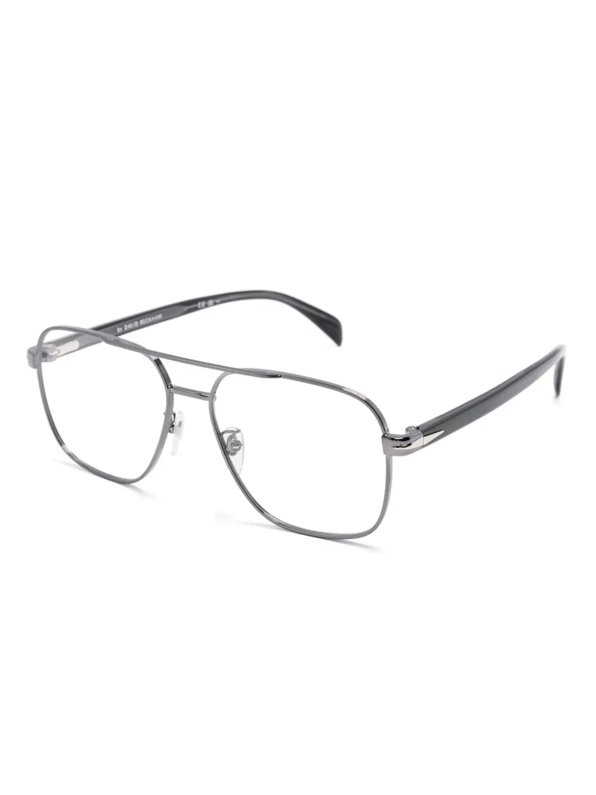 Eyewear by David Beckham DB 7103 パイロットフレーム眼鏡 - ブラック - 画像2