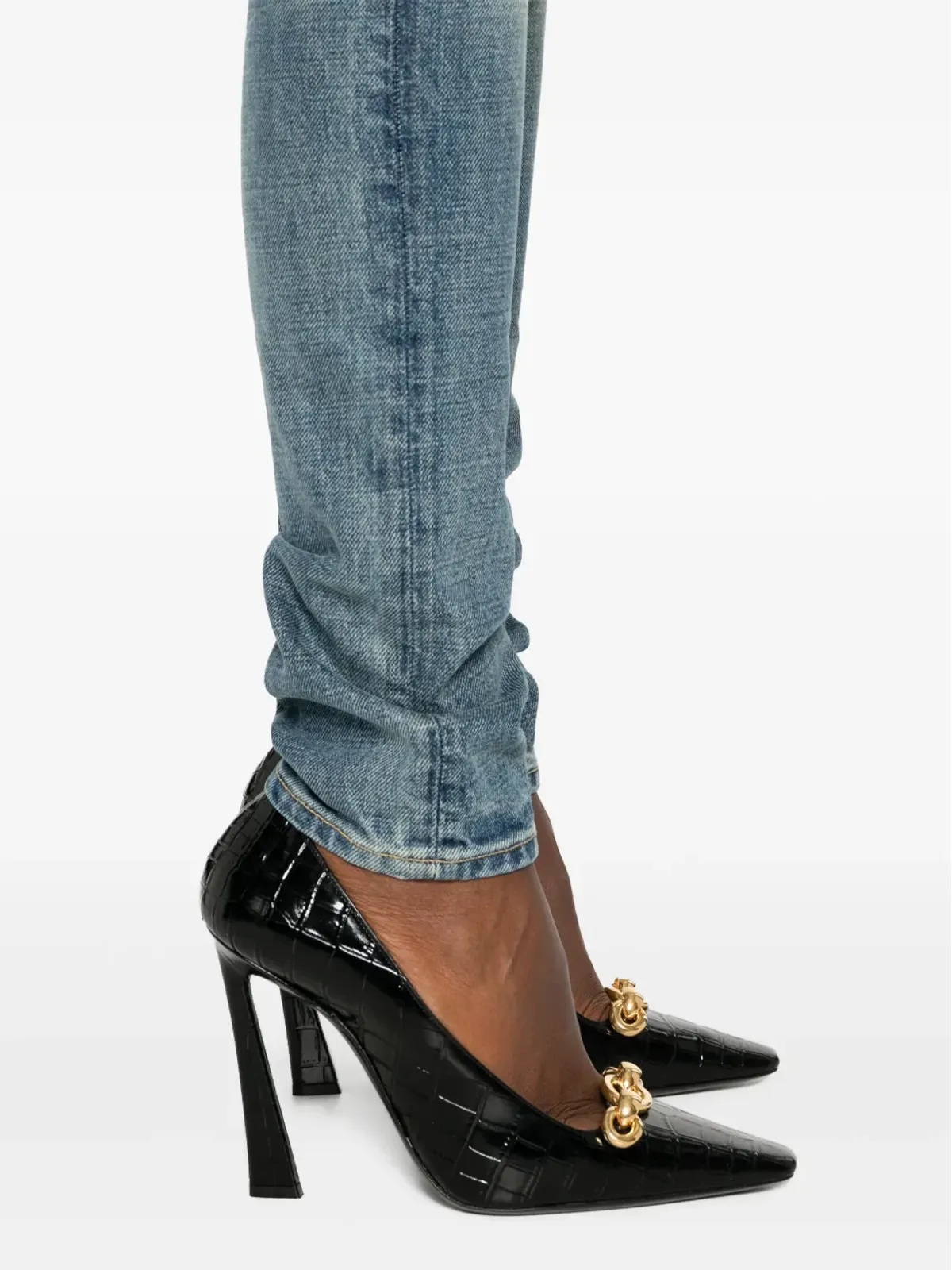 TOM FORD フェイデッド スキニー ジーンズ - 画像5