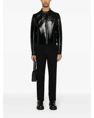Courrèges ロゴアップリケ ハイシャイン ジャケット ブラック - サムネイル2