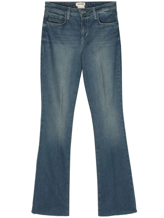 L'AGENCE L'Agence Ruth straight-leg jeans - Blueの商品画像