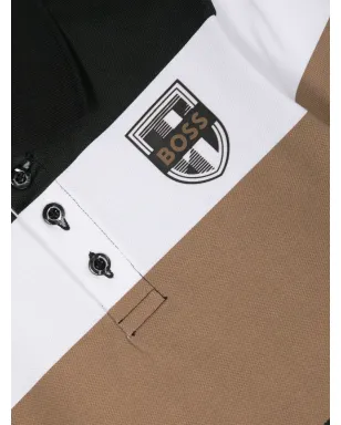 BOSS Kidswear cotton piqué polo shirt - Green - サムネイル3