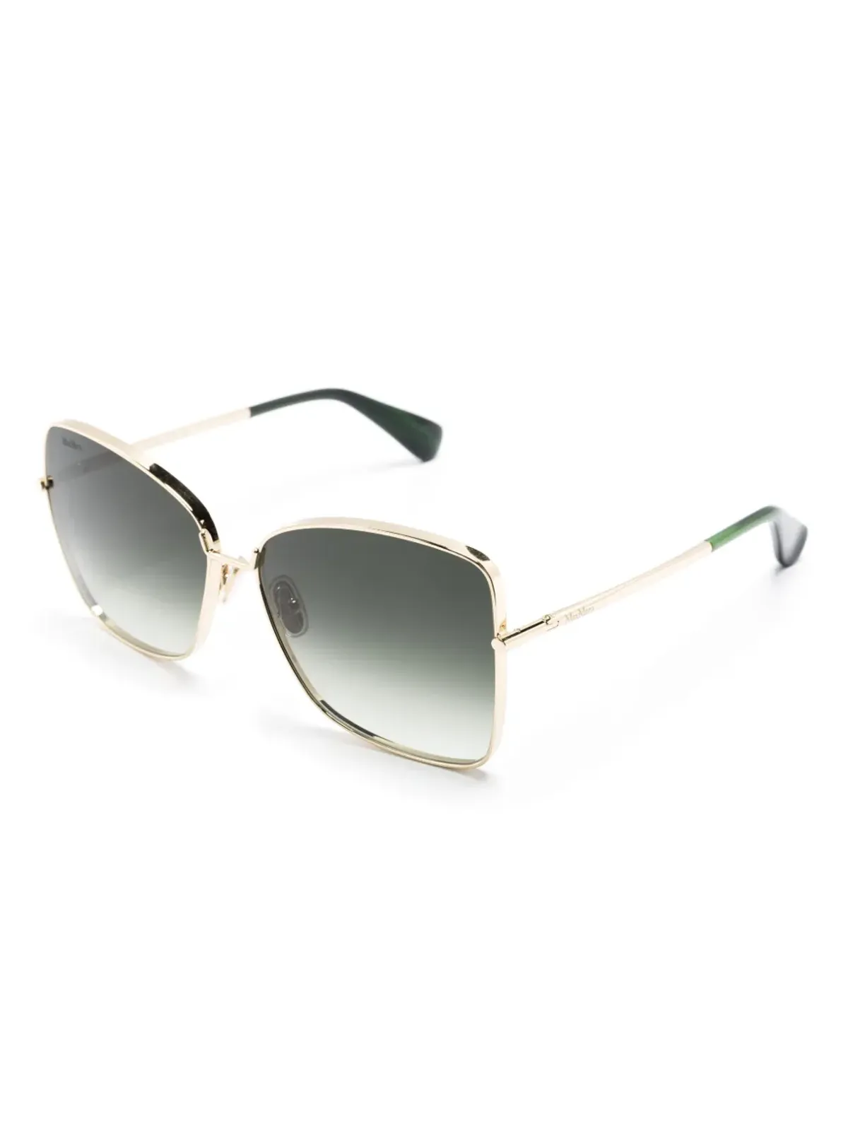 Max Mara Eyewear MM0097 Menton1 geometric-frame sunglasses - Gold - 画像2