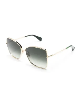 Max Mara Eyewear MM0097 Menton1 geometric-frame sunglasses - Gold - サムネイル2