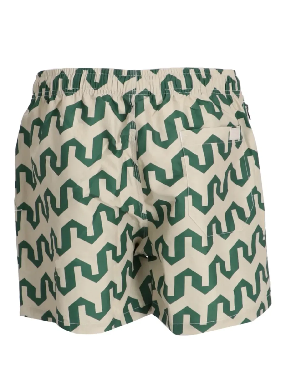 OAS Company Atlas geometric-print swim shorts - Green - 画像2