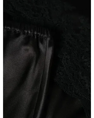 Carine Gilson レースディテール シルクスカート - サムネイル3