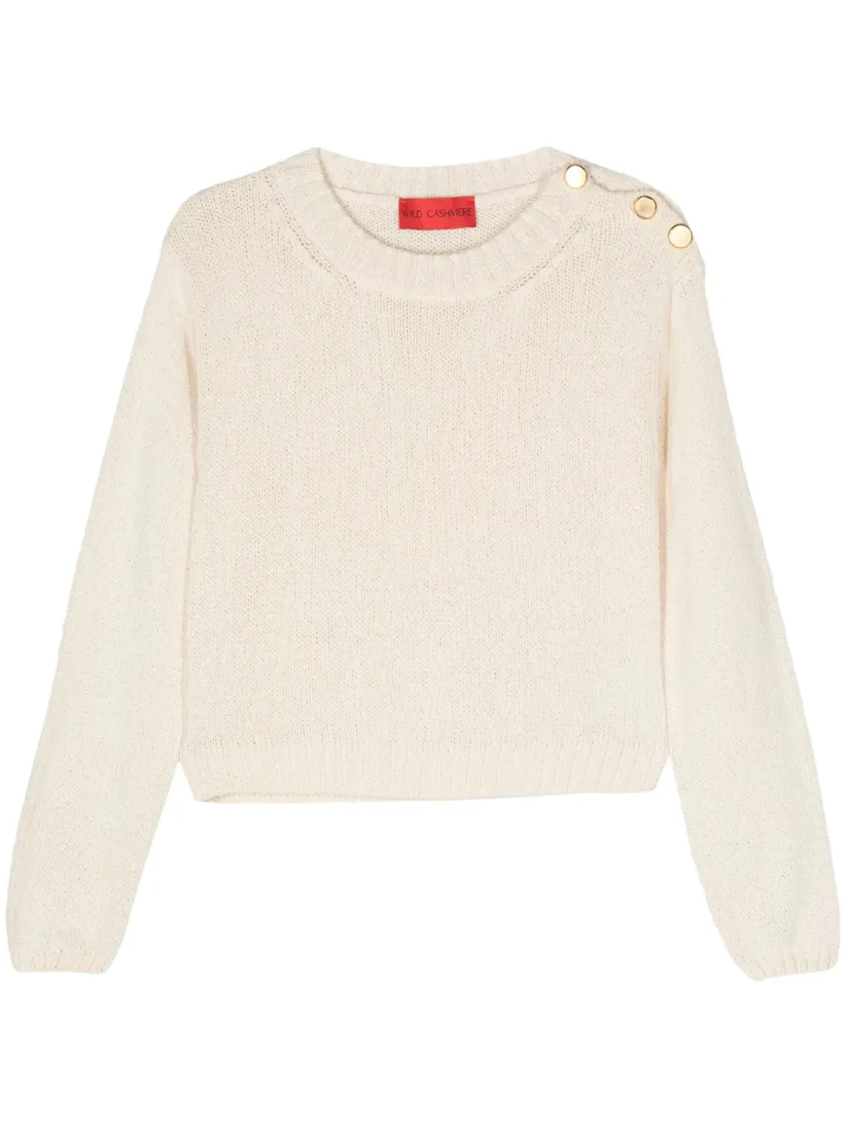 Wild Cashmere Dayana チャンキー編みニットセーター - ニュートラルカラー - 画像1