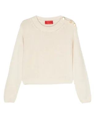 Wild Cashmere Dayana チャンキー編みニットセーター - ニュートラルカラー - サムネイル1