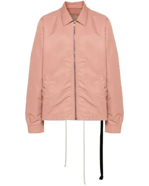 Rick Owens DRKSHDW ジップアップシャツジャケット - ピンク - サムネイル1