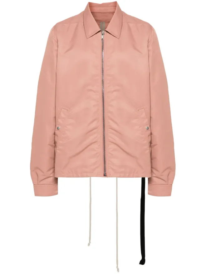 Rick Owens DRKSHDW Rick Owens DRKSHDW ジップアップシャツジャケット - ピンクの商品画像