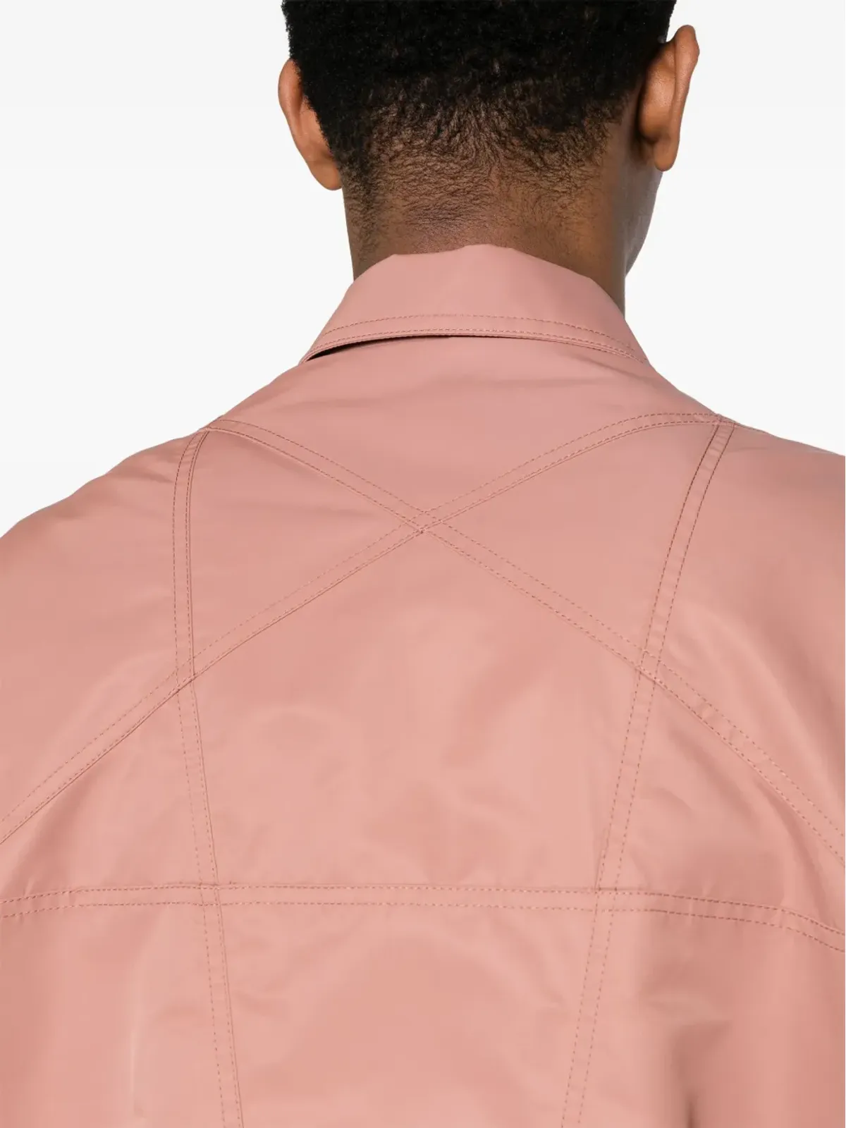 Rick Owens DRKSHDW ジップアップシャツジャケット - ピンク - 画像5