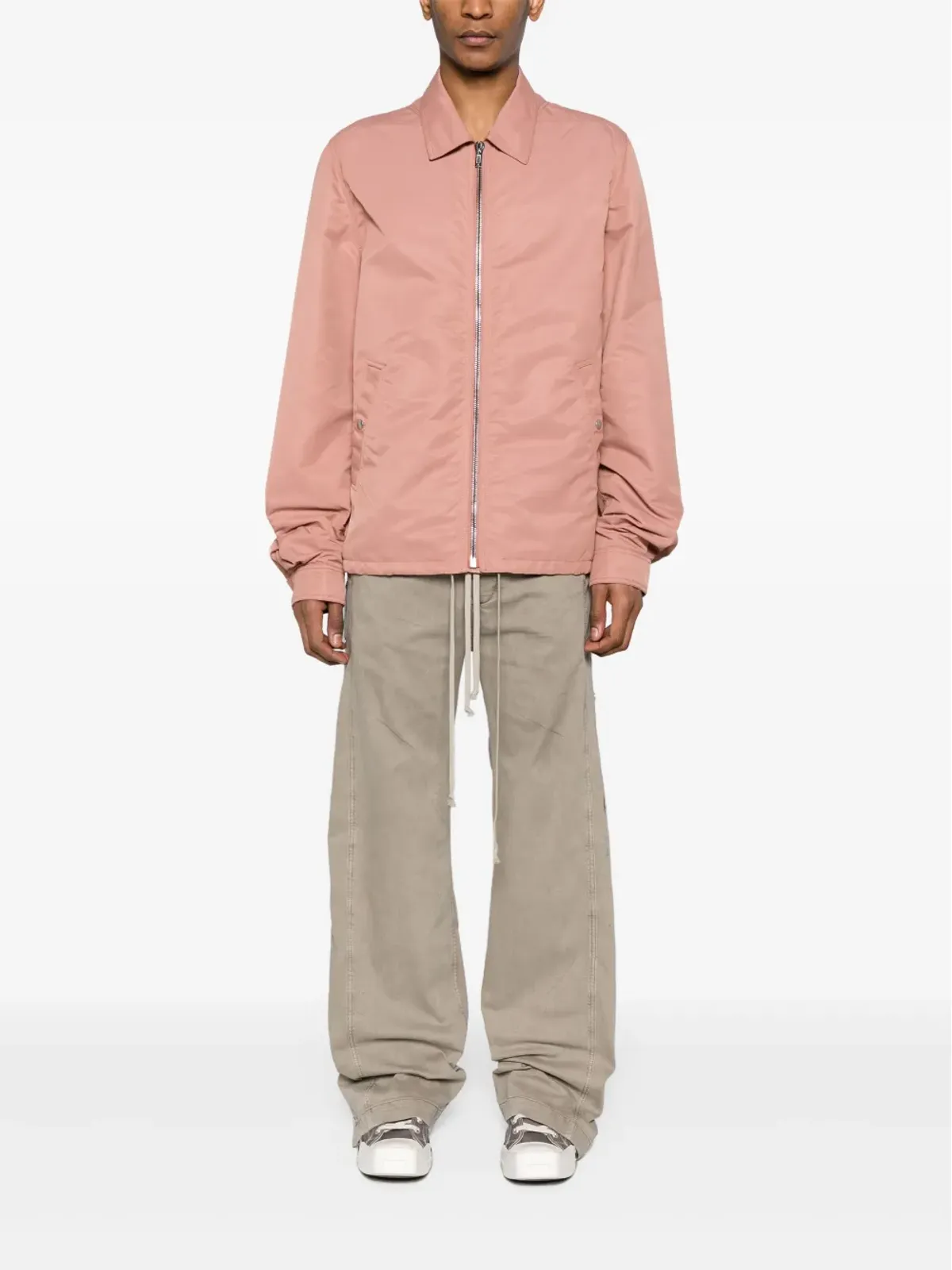 Rick Owens DRKSHDW ジップアップシャツジャケット - ピンク - 画像2
