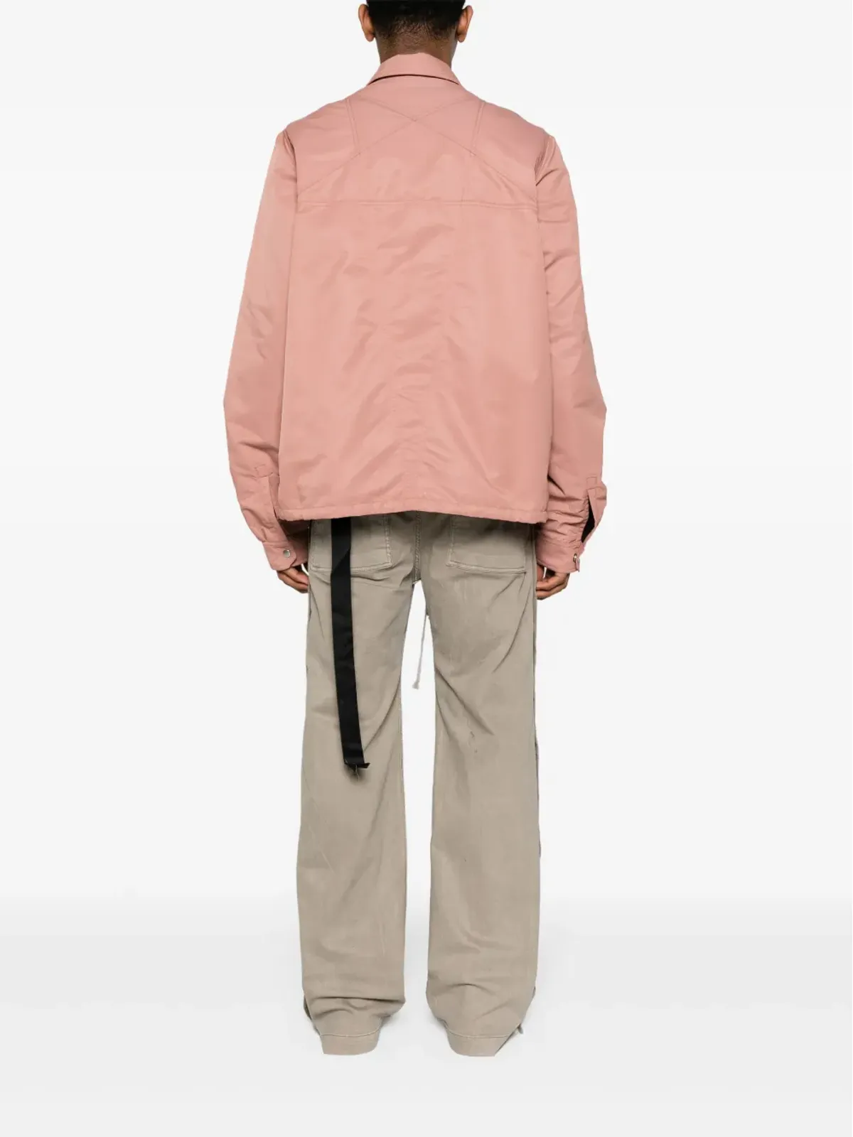Rick Owens DRKSHDW ジップアップシャツジャケット - ピンク - 画像4
