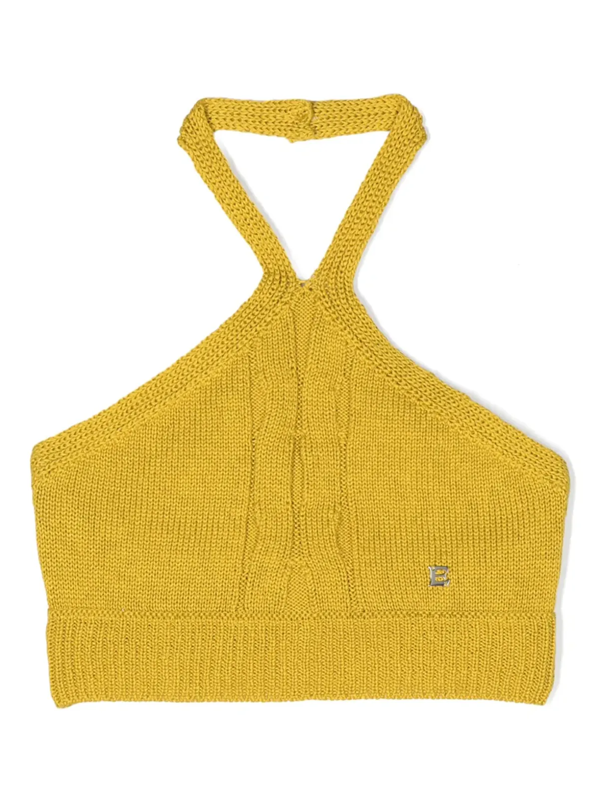Ermanno Scervino Junior ニットホルターネックトップ - 画像1