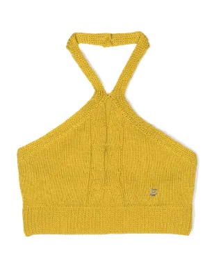 Ermanno Scervino Junior ニットホルターネックトップ - サムネイル1