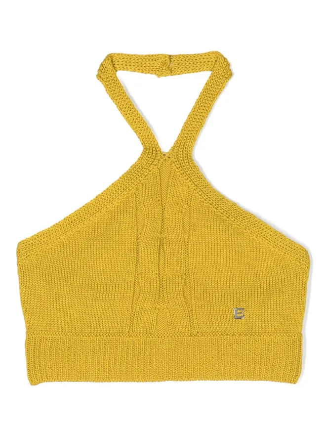 Ermanno Scervino Junior Ermanno Scervino Junior ニットホルターネックトップの商品画像