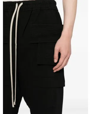 Rick Owens DRKSHDW ジャンボ ベラ ドロップクロッチ パンツ - ブラック - サムネイル5
