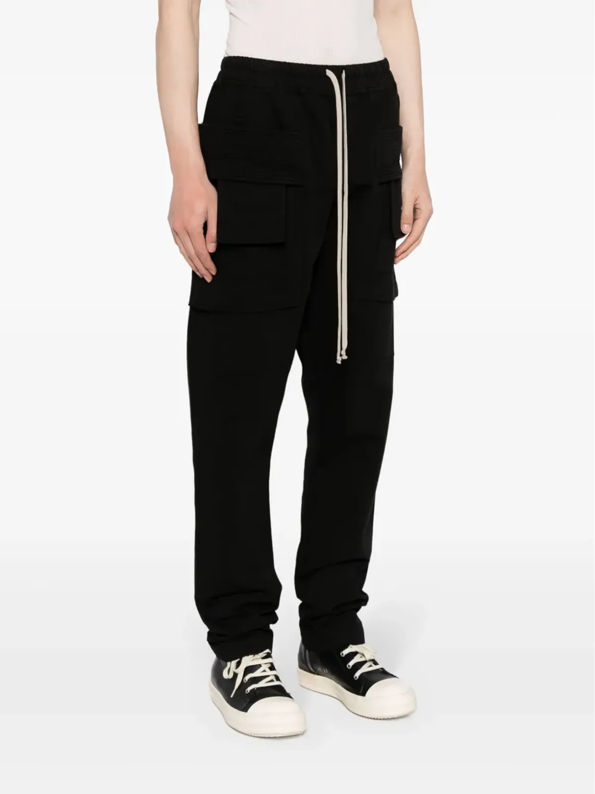 Rick Owens DRKSHDW ジャンボ ベラ ドロップクロッチ パンツ - ブラック - 画像3