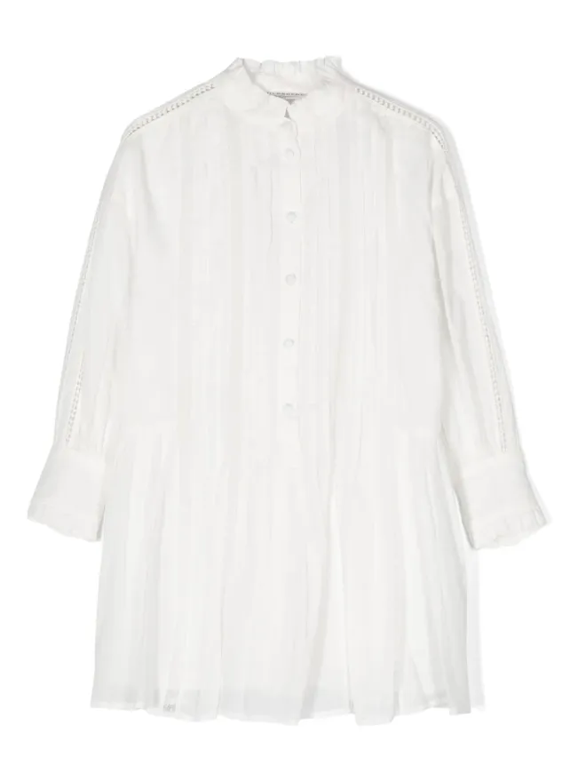 Philosophy Di Lorenzo Serafini Kids Philosophy Di Lorenzo Serafini Kids ピンタック付きコットンワンピースの商品画像