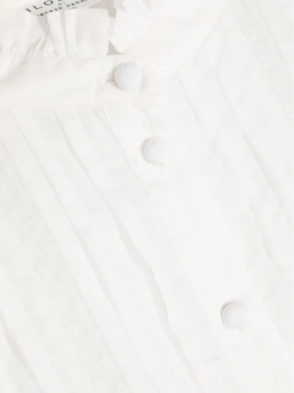 Philosophy Di Lorenzo Serafini Kids ピンタック付きコットンワンピース - 画像3