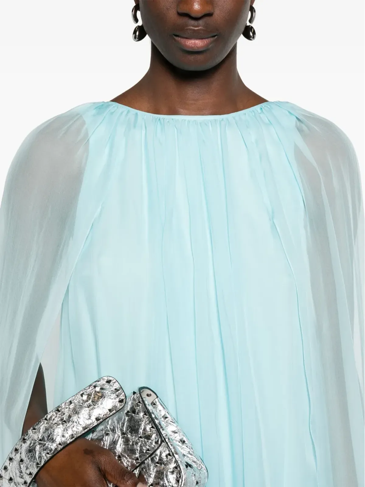 Max Mara タイディテール ミニドレス - ブルー - 画像5