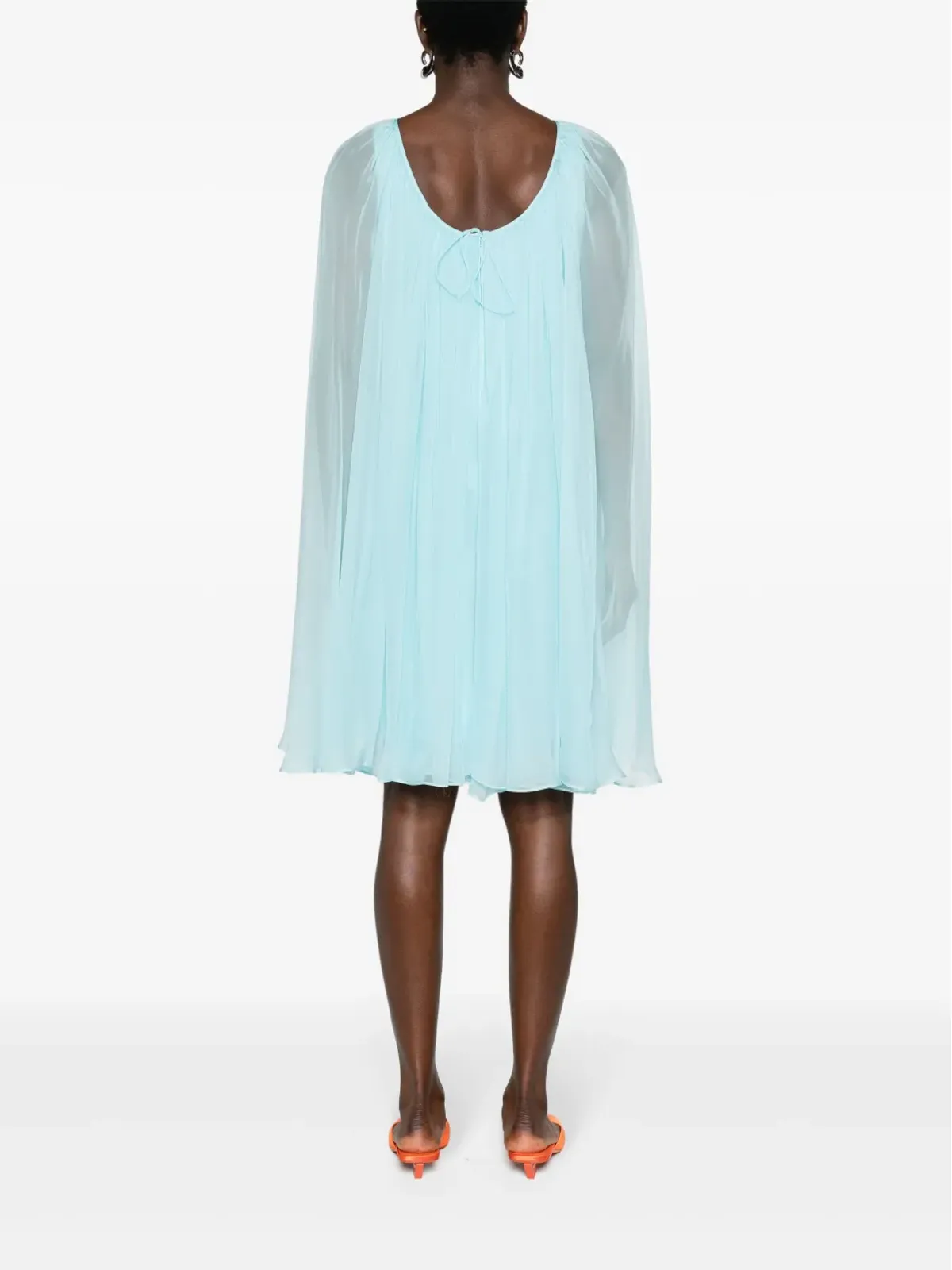 Max Mara タイディテール ミニドレス - ブルー - 画像4