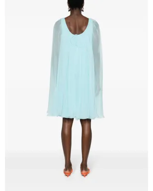 Max Mara タイディテール ミニドレス - ブルー - サムネイル4