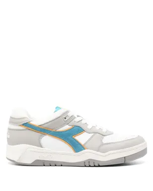 Diadora ビンテージ パネルドレザー スニーカー - ホワイト - サムネイル1