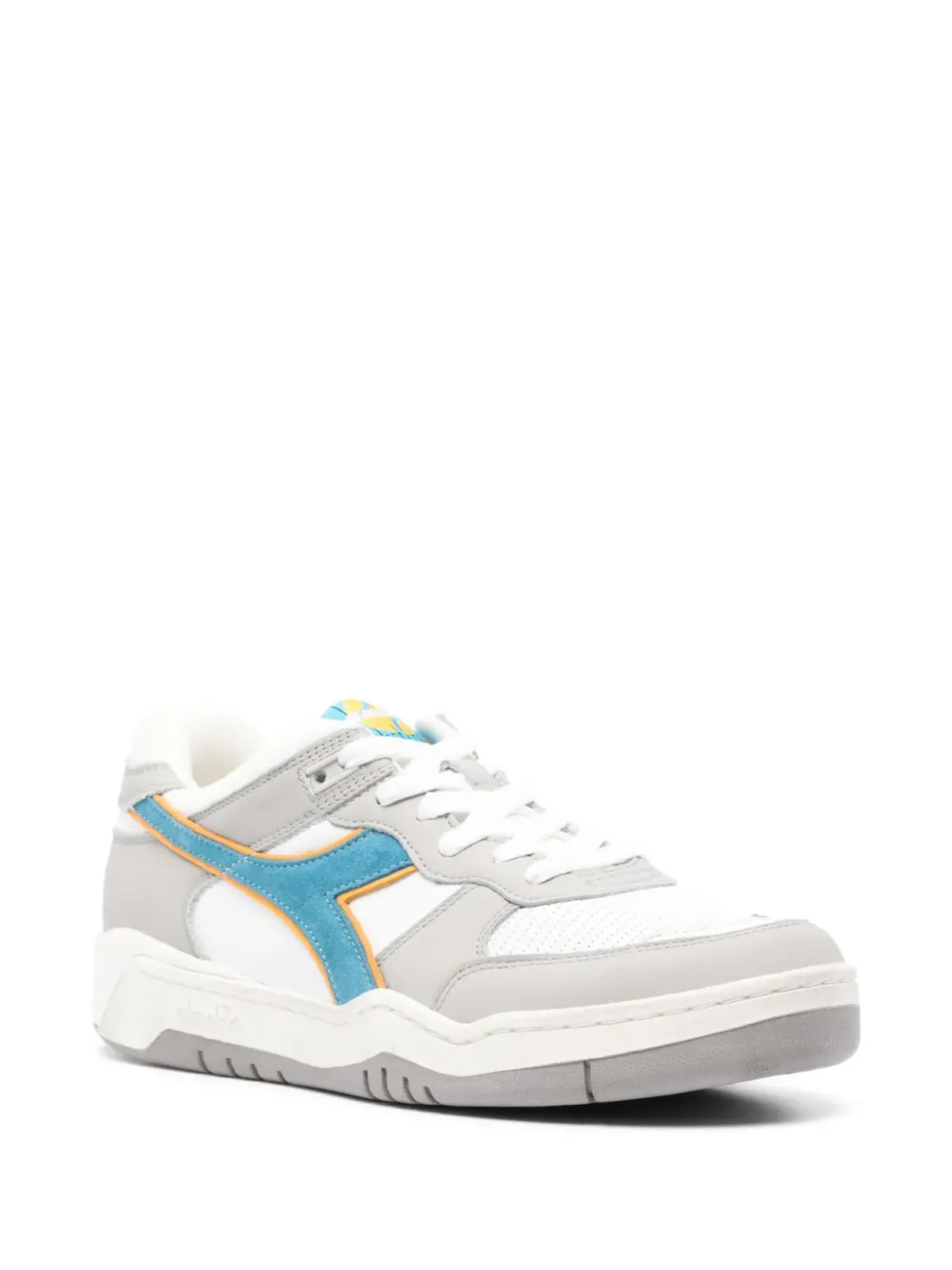 Diadora ビンテージ パネルドレザー スニーカー - ホワイト - 画像2