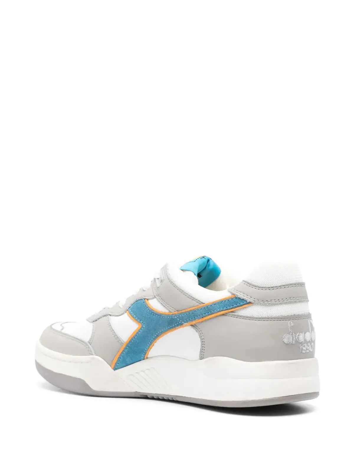 Diadora ビンテージ パネルドレザー スニーカー - ホワイト - 画像3