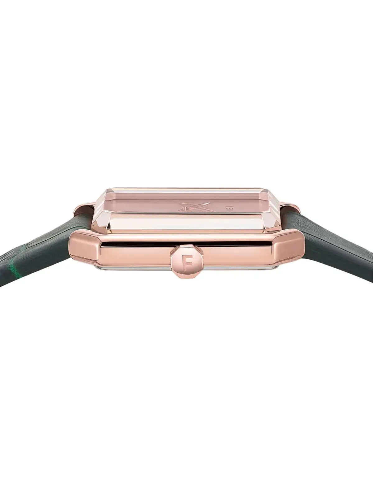 Ferragamo クリスタル タンク 33.5mm ピンク - 画像3