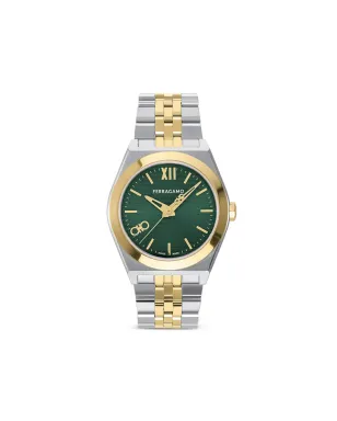 Ferragamo ベガ 新作 40mm - グリーン - サムネイル1