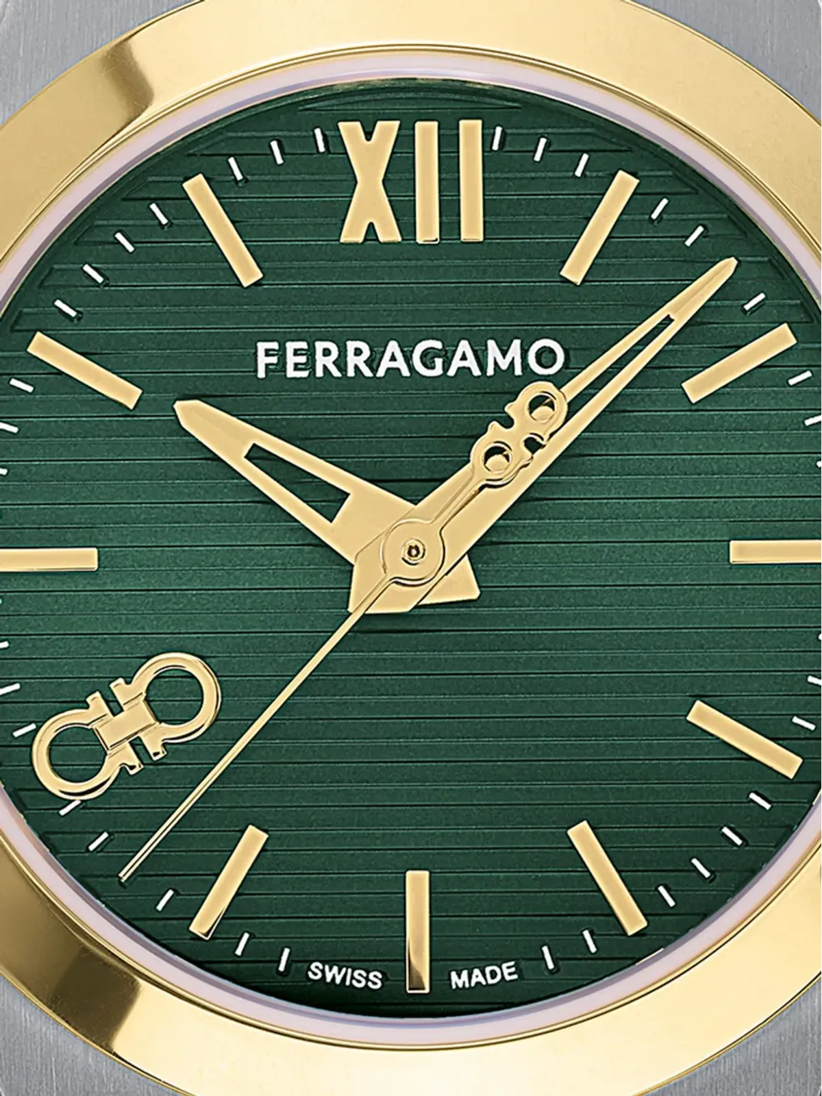 Ferragamo ベガ 新作 40mm - グリーン - 画像2