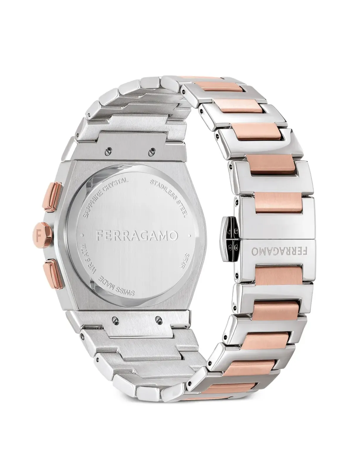 ビンテージ Ferragamo ベガ クロノグラフ 42mm ブラウン - 画像3