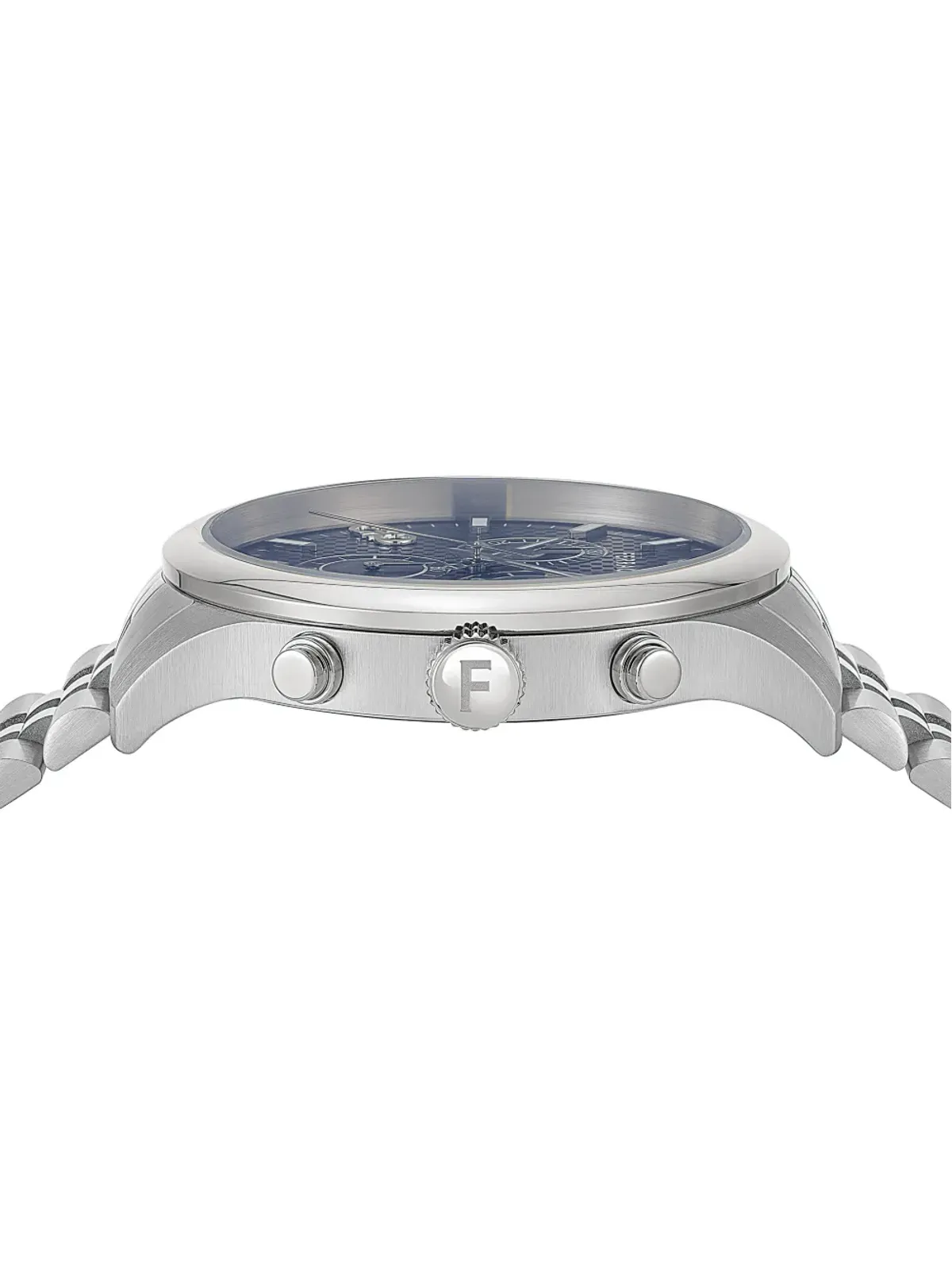 Ferragamo デュオ クロノグラフ Q 42mm ブルー - 画像4