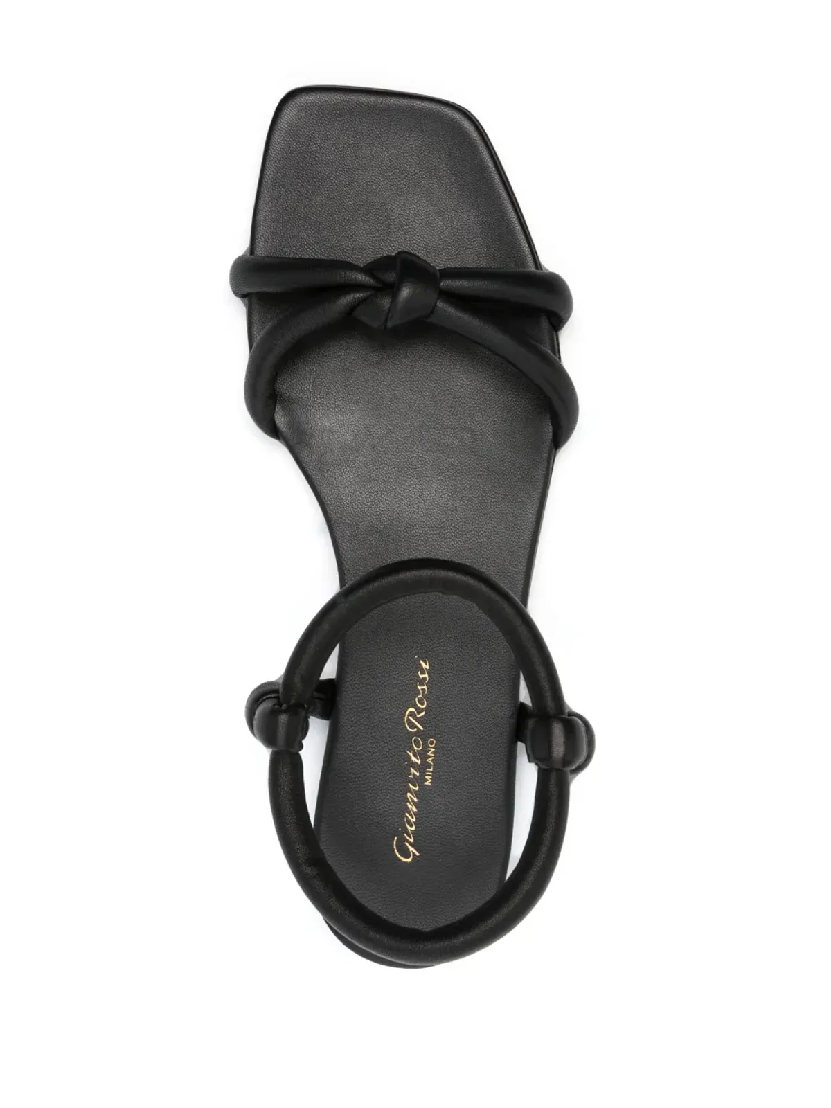 Gianvito Rossi ジュノ レザーサンダル - ブラック - 画像4
